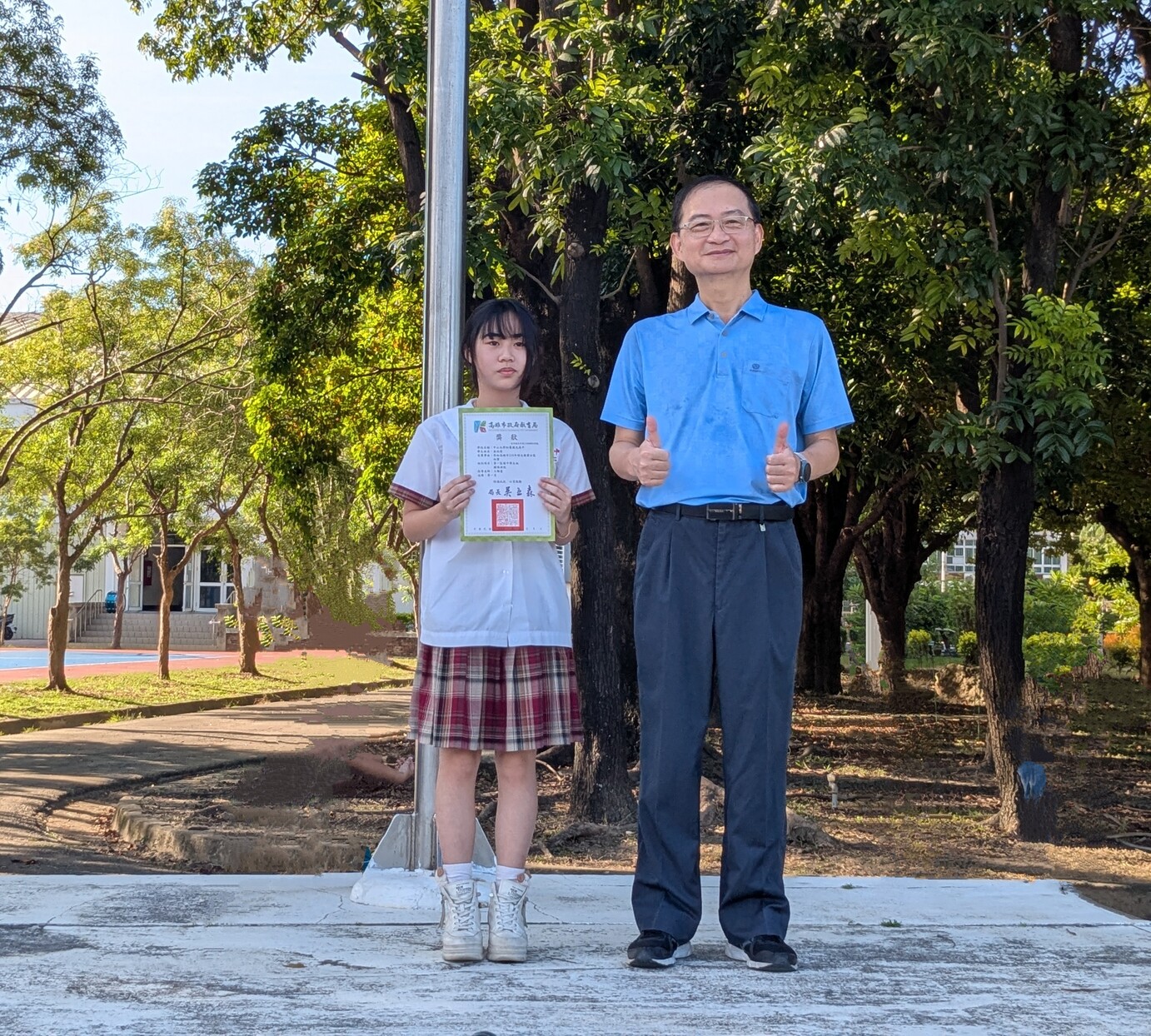 114年度語文競賽初賽-國語演說第一名 頒獎圖片