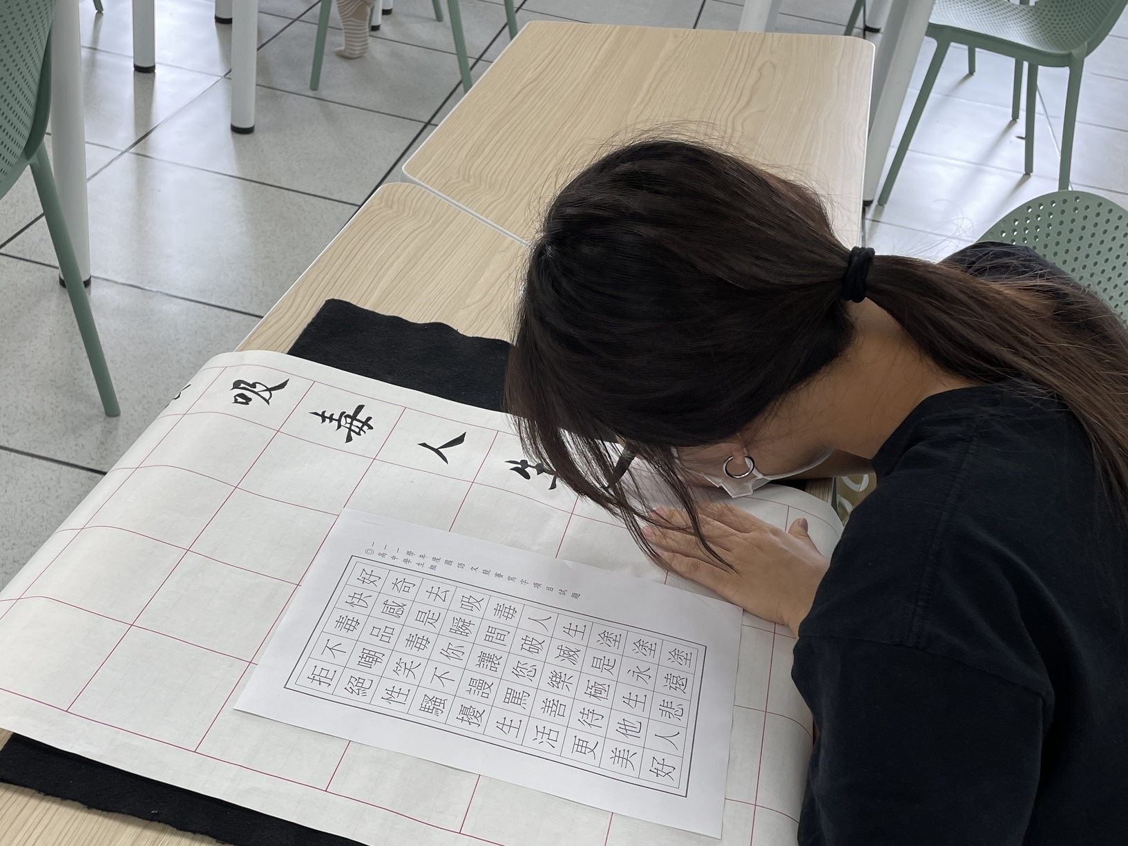 111學年度 國語文競賽 寫字比賽圖片