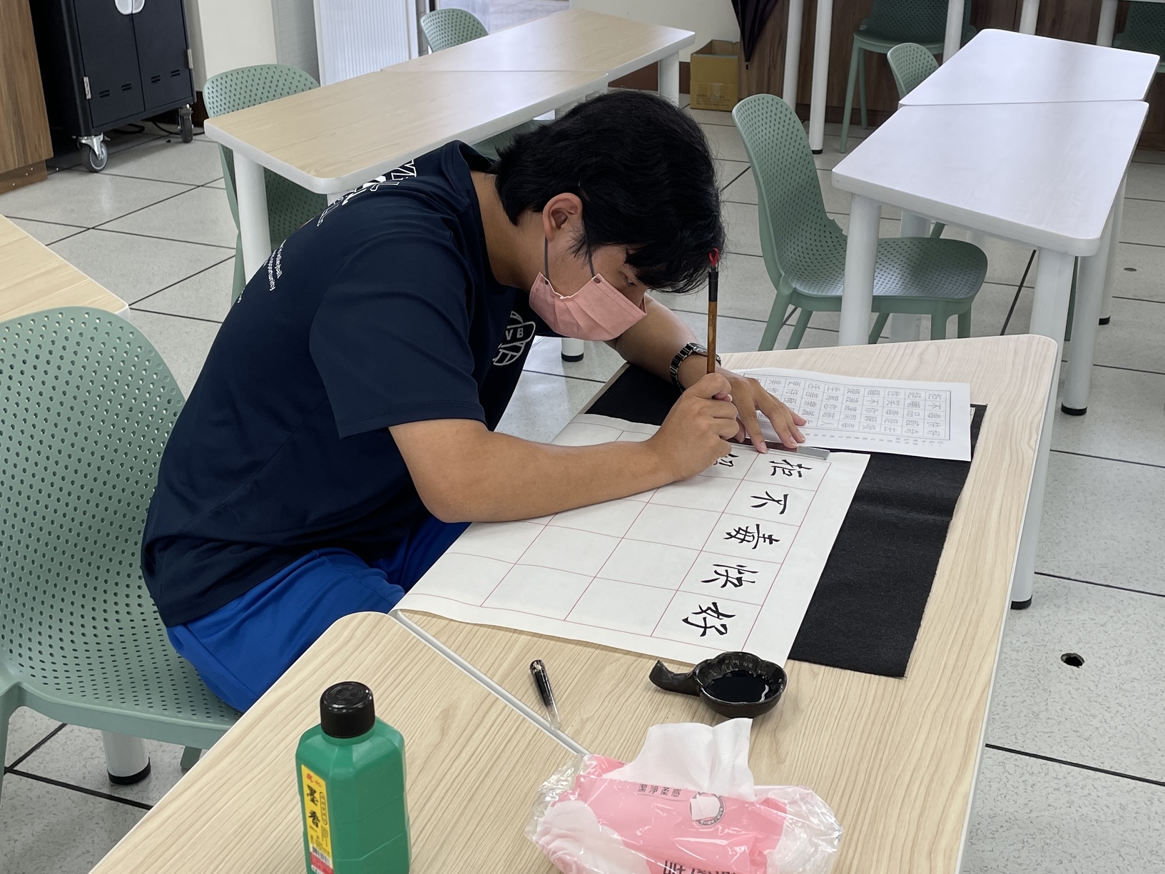 111學年度 國語文競賽 寫字比賽圖片
