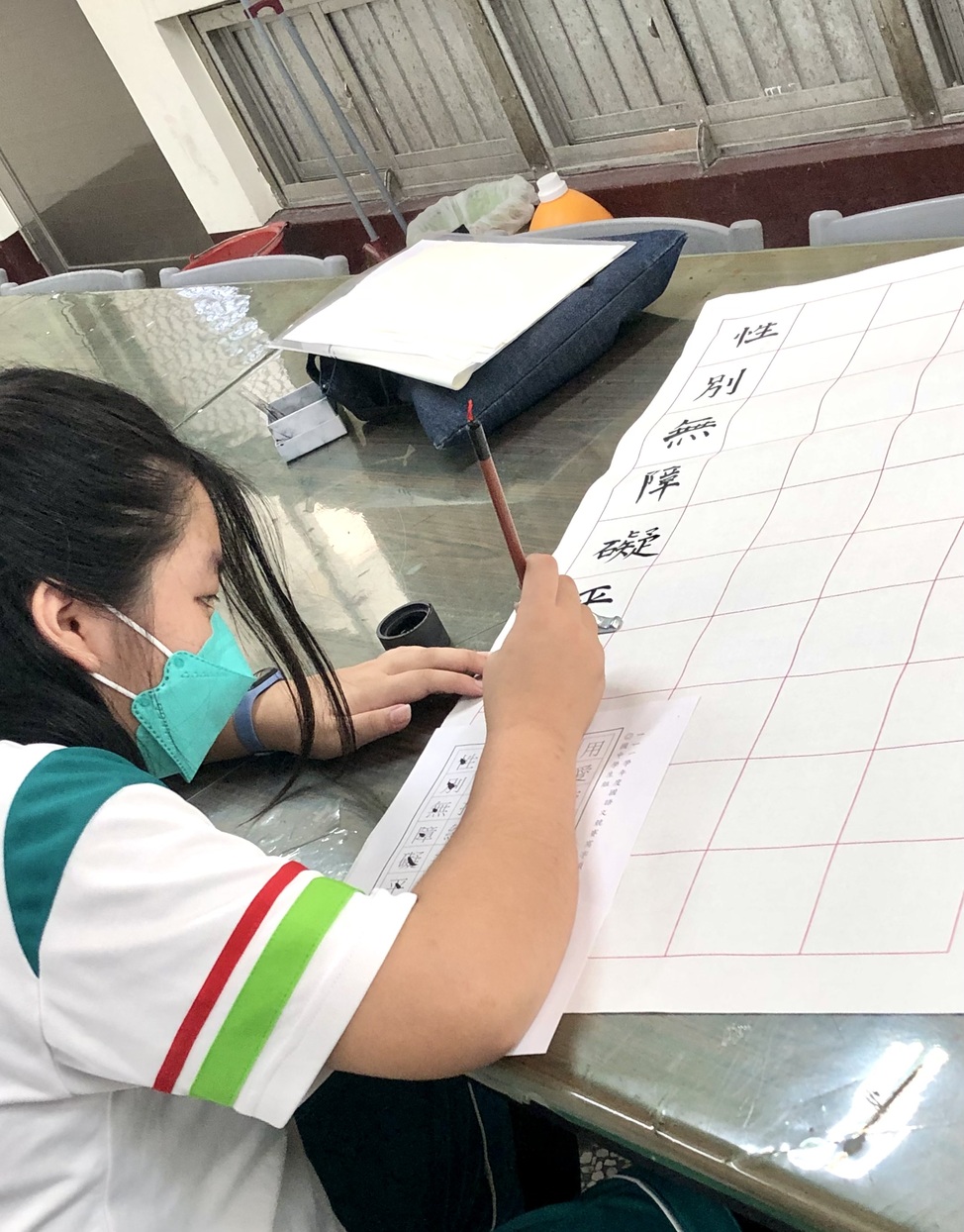 111學年度 國語文競賽 寫字比賽圖片